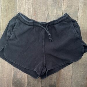 Navy Blue Brandy Waffle Shorts